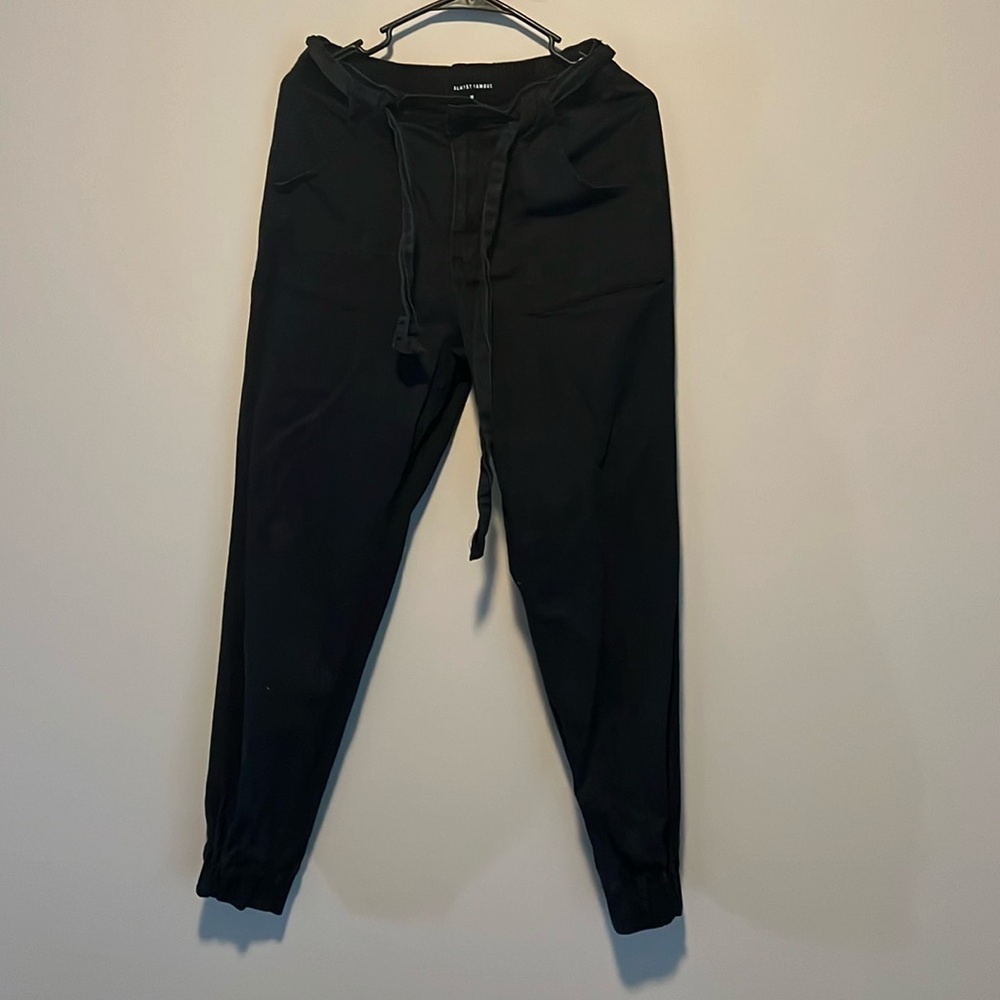 Black cargo pants. Only worn once. Like new.